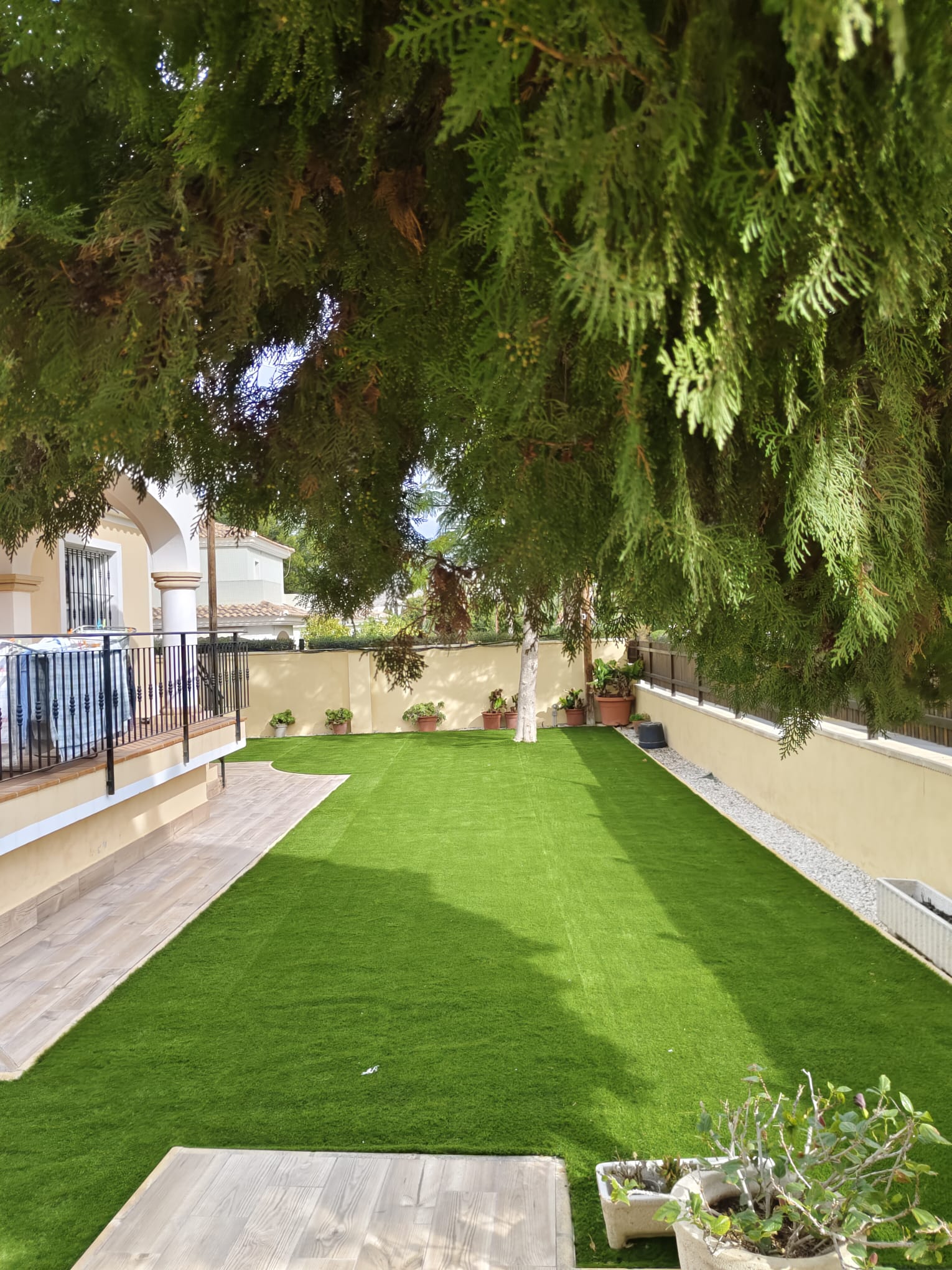 Césped artificial de alta calidad